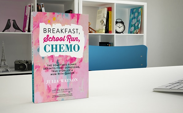 Breakfast School Run Chemo Julia Watson Five Fairies and a Fella Book Cover Design Melbourne