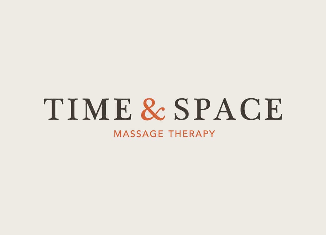 Time and Space Massage Therapy Brand Identity Logo Branding Melbourne