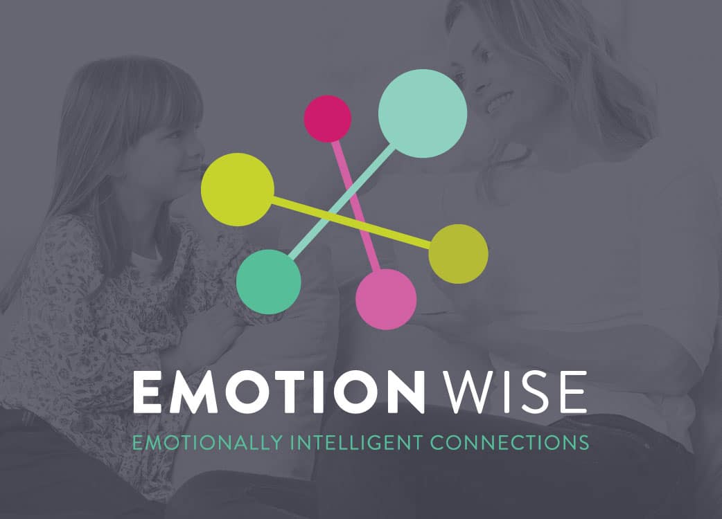 Brand Identity for Emotion Wise overlaid on Photo