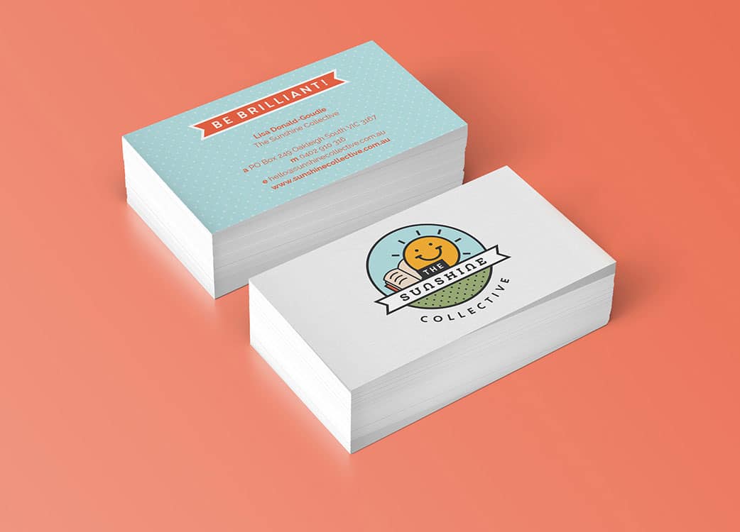 Sunshine Collective Business Card Design