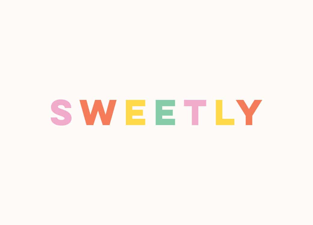 Retail shop branding and graphic design for Sweetly Icecream