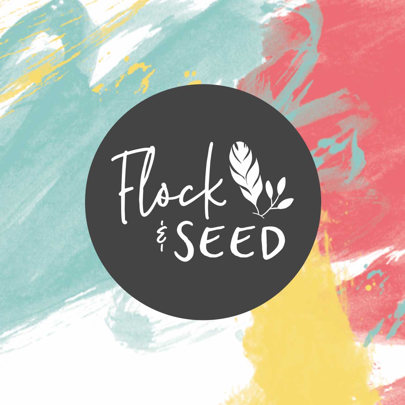 flock and seed logo design