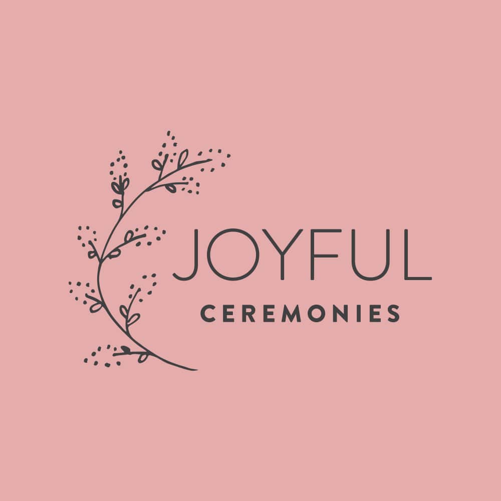 Joyful Ceremonies Castlemaine Wedding Celebrant Branding