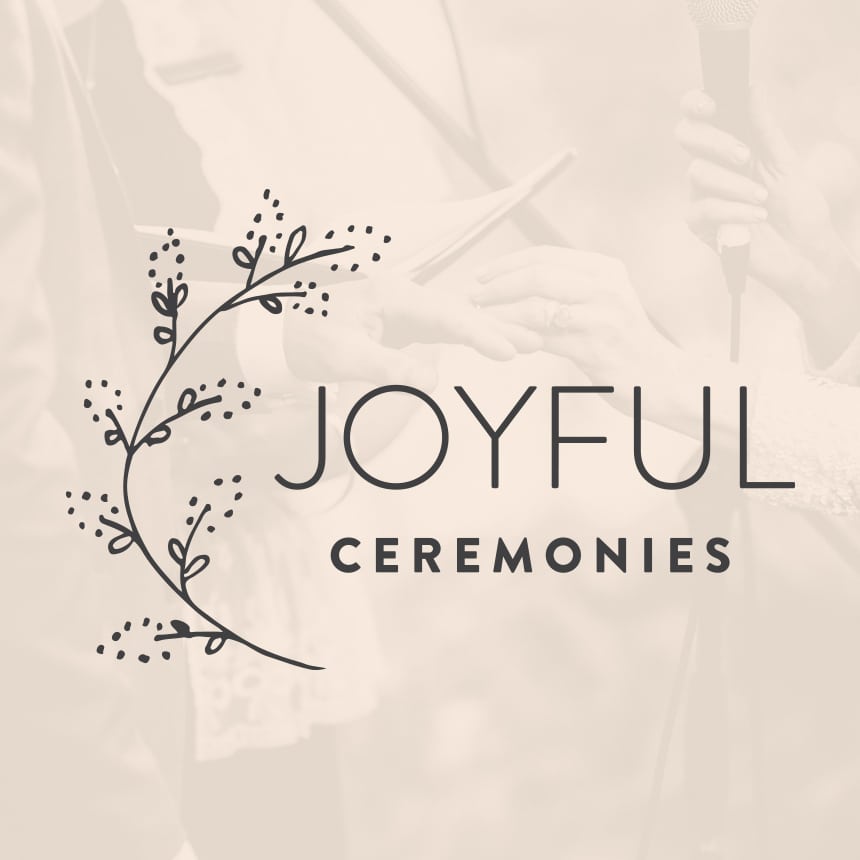 Joyful Ceremonies Logo Design Melbourne